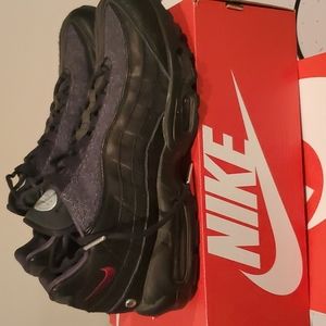 Nike air max 95. Size 11, black and red Nike symbol